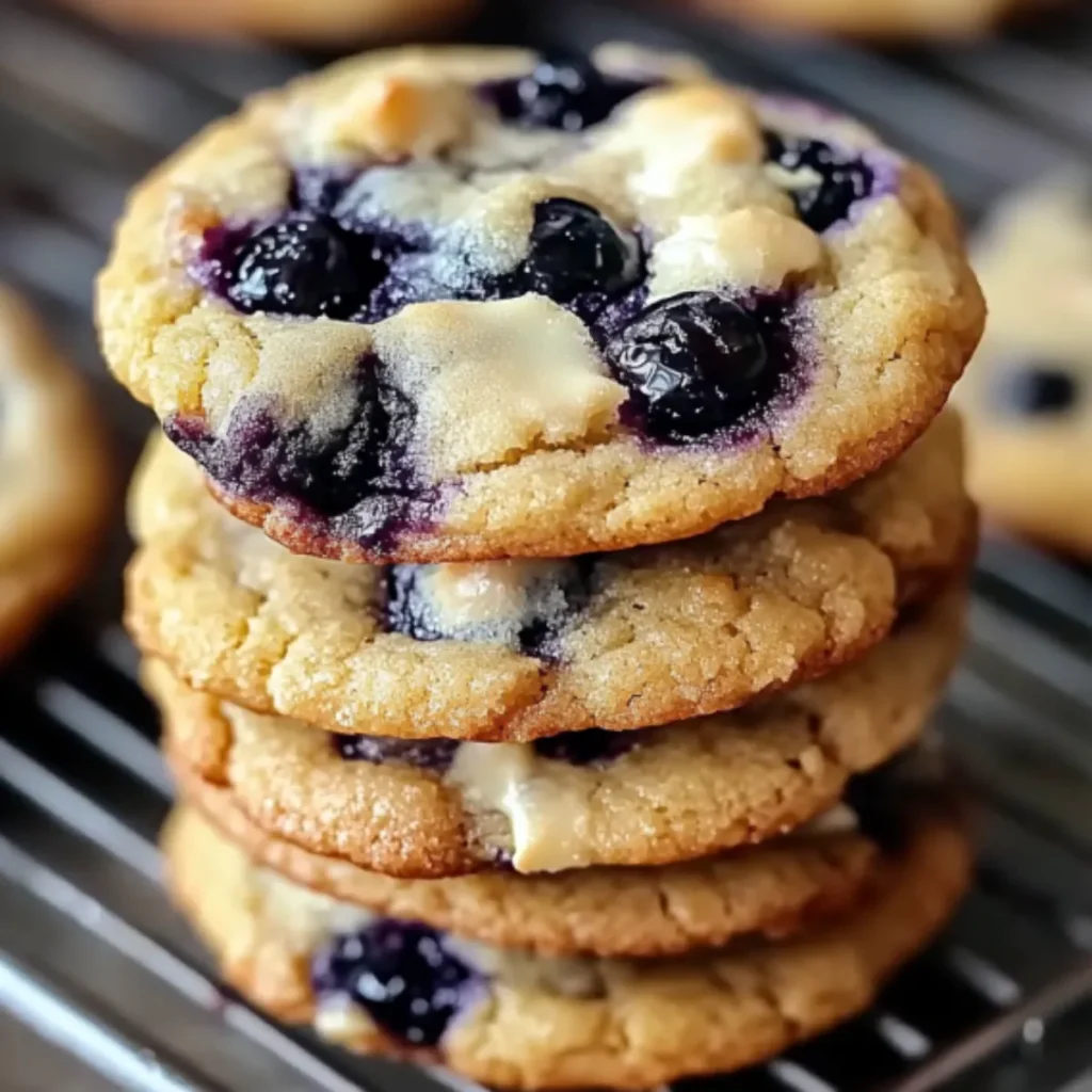 Blueberry Cheesecake Cookies - 6 Ingredients Only