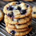 Blueberry Cheesecake Cookies - 6 Ingredients Only