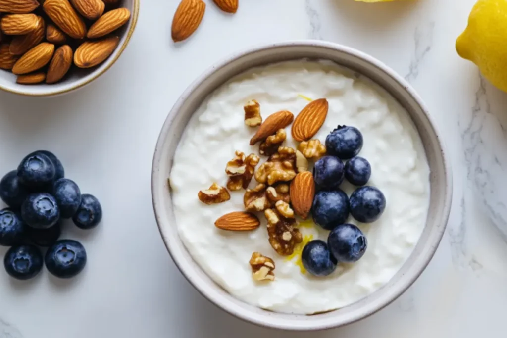 Blueberry Cottage Cheese Bowl - 15g Protein Per Serving