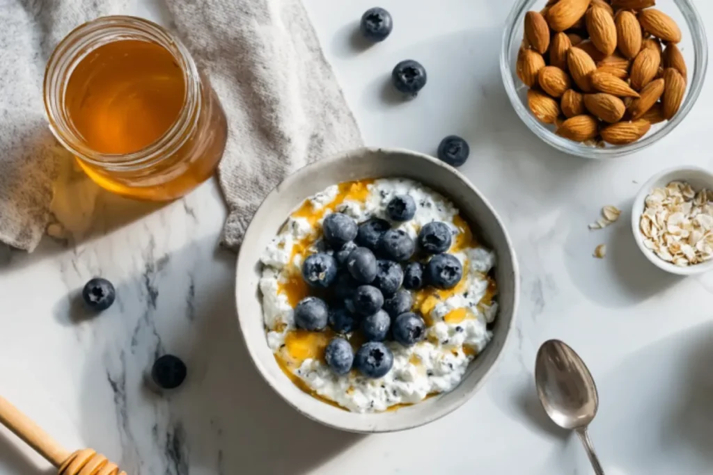 Blueberry Cottage Cheese_ Quick Healthy Breakfast Ideas