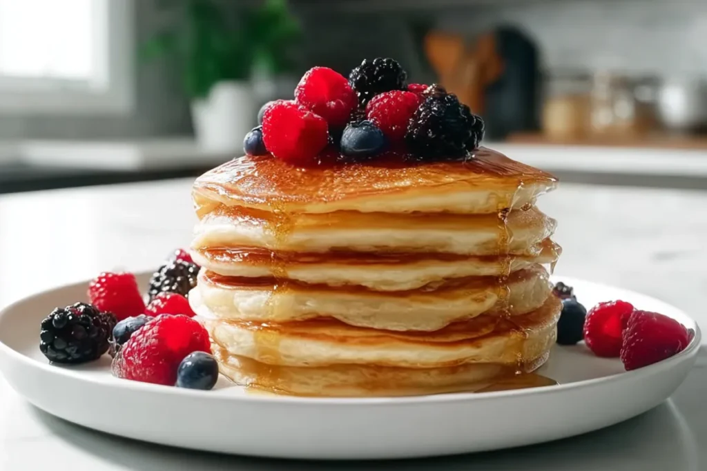 Healthy Kodiak Cakes Cottage Cheese Pancakes