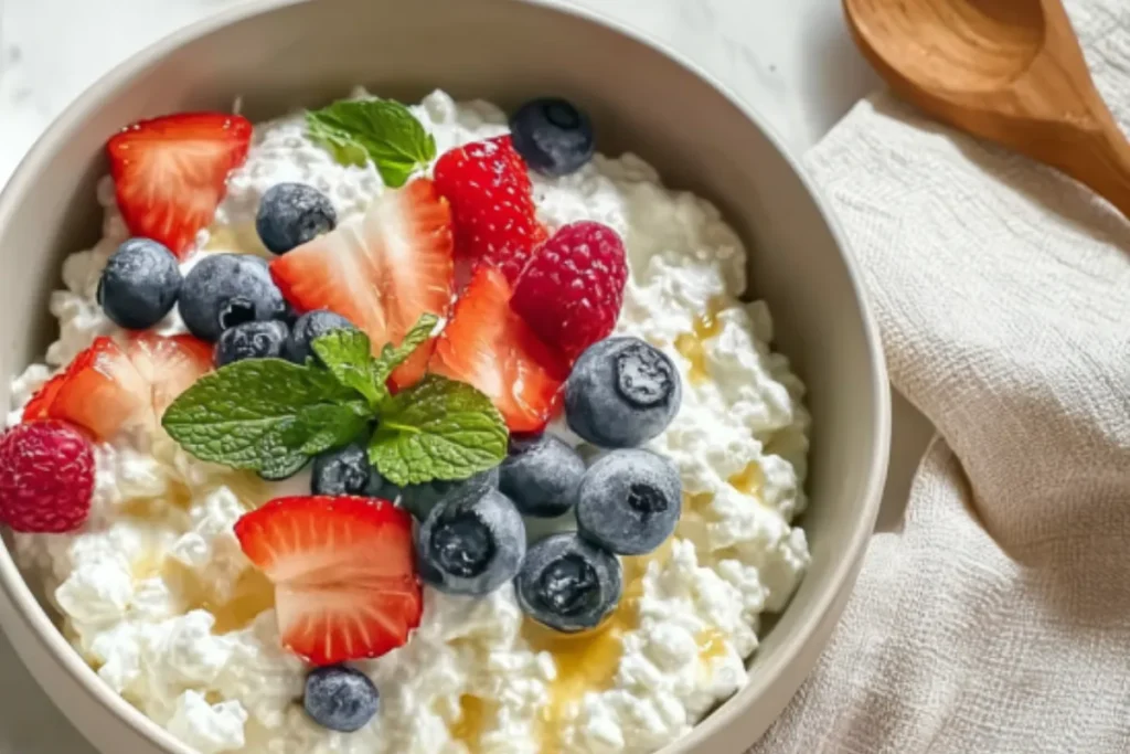 How to Make Creamy Fruit Cottage Cheese from Scratch