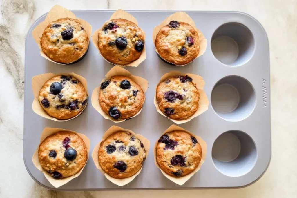 Protein-Packed Cottage Cheese Blueberry Muffins