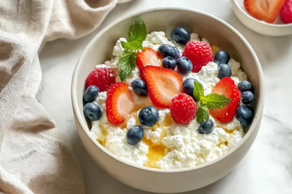 Quick Tutorial How to Make Fruit Cottage Cheese