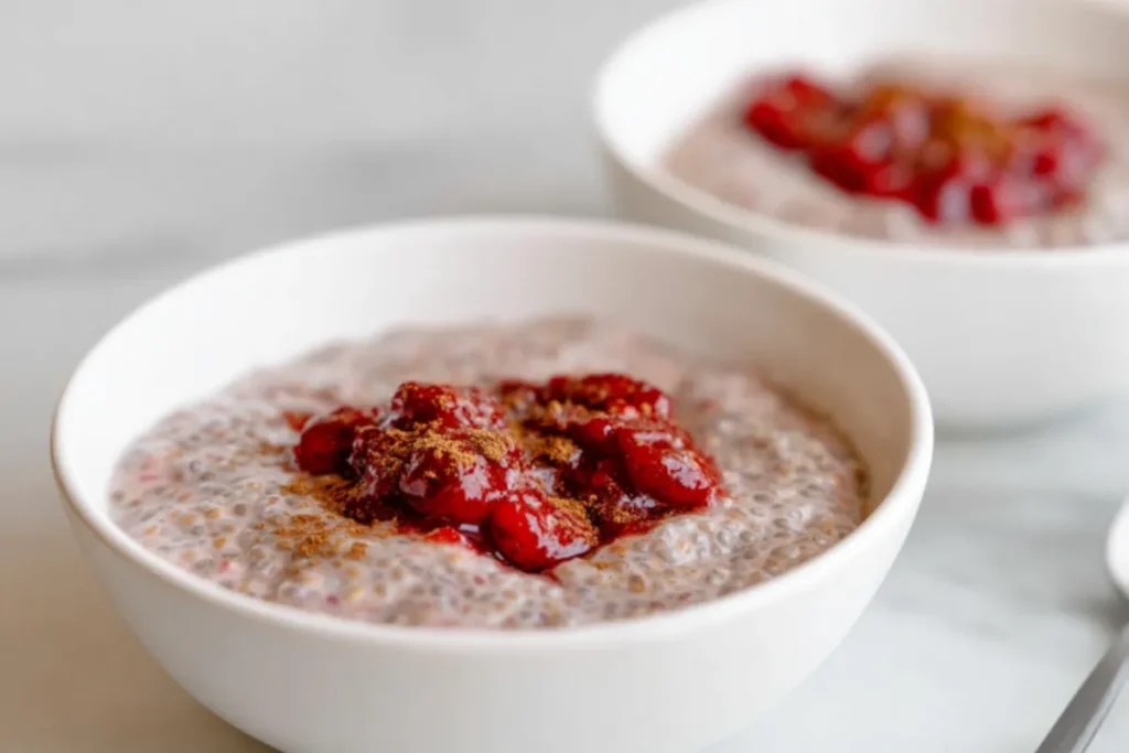 Rose Coconut Chia Seed Pudding Recipe - Quick & Creamy