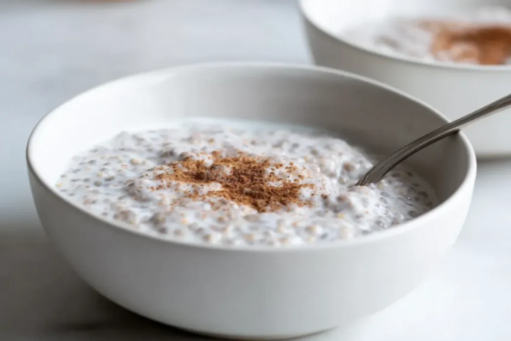Rose Coconut Chia Seed Pudding - Simple Healthy Breakfast