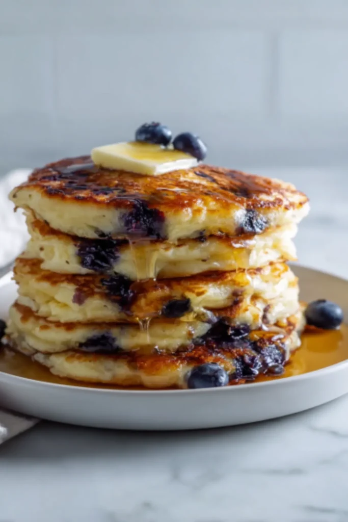 Ultimate Blueberry Kodiak Cottage Cheese Pancakes