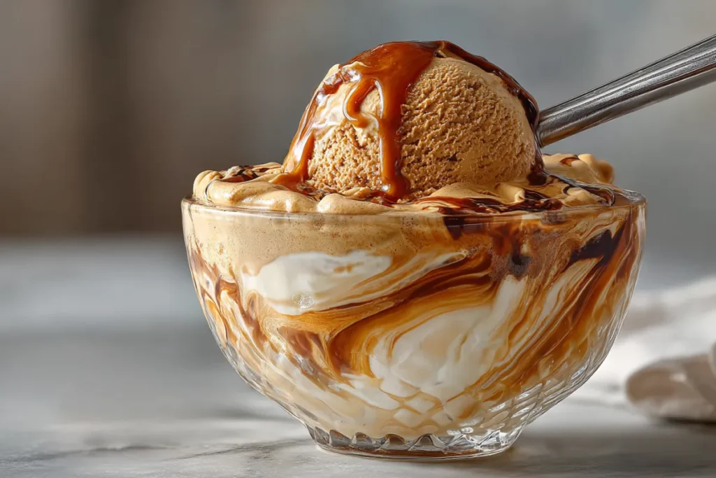 Frozen Coffee Dalgona Ice Cream in 10 Minutes