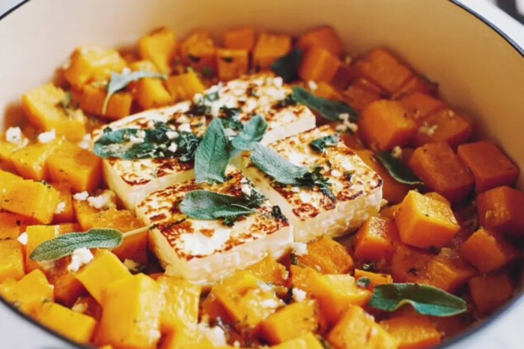Butternut Squash and Feta Cheese Recipes (One Pan)