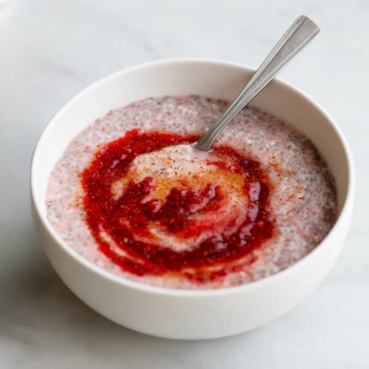 Perfect Rose Coconut Chia Seed Pudding – Make Ahead Breakfast