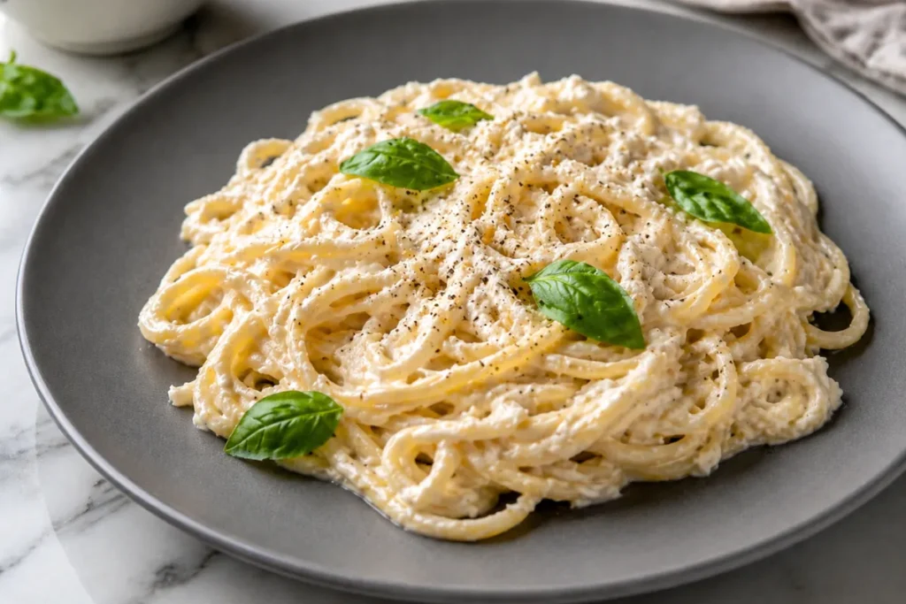 Cottage Cheese Pasta Sauce No Blender 10 Min
