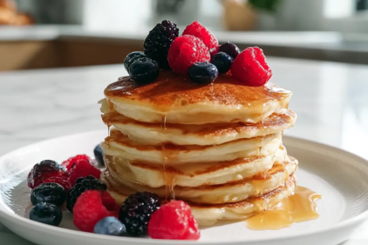 Kodiak Cakes Cottage Cheese Recipe: High Protein Pancakes (44g Protein )