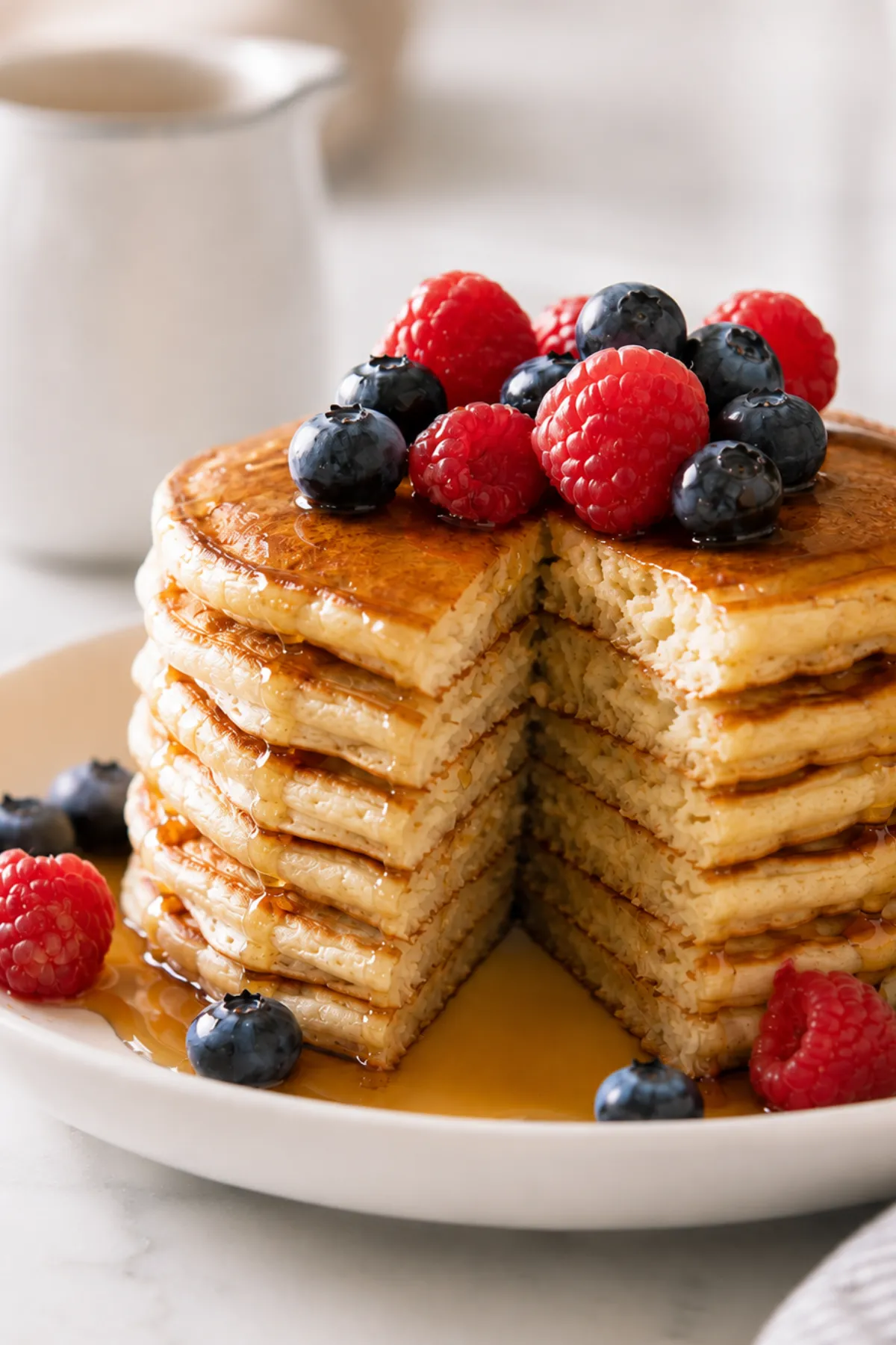 Cottage Cheese Kodiak Pancakes Recipe 44g Protein