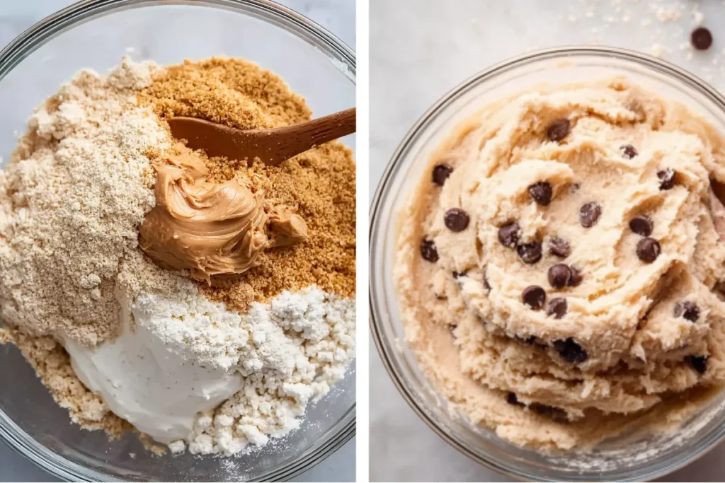 Add the Fun Stuff for Cottage Cheese Cookie Dough