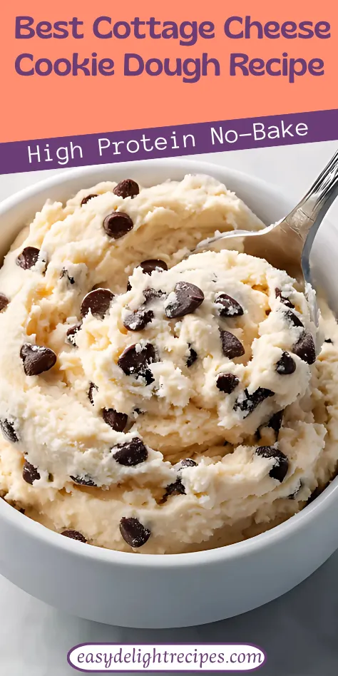 _Best Cottage Cheese Cookie Dough Recipe - High Protein