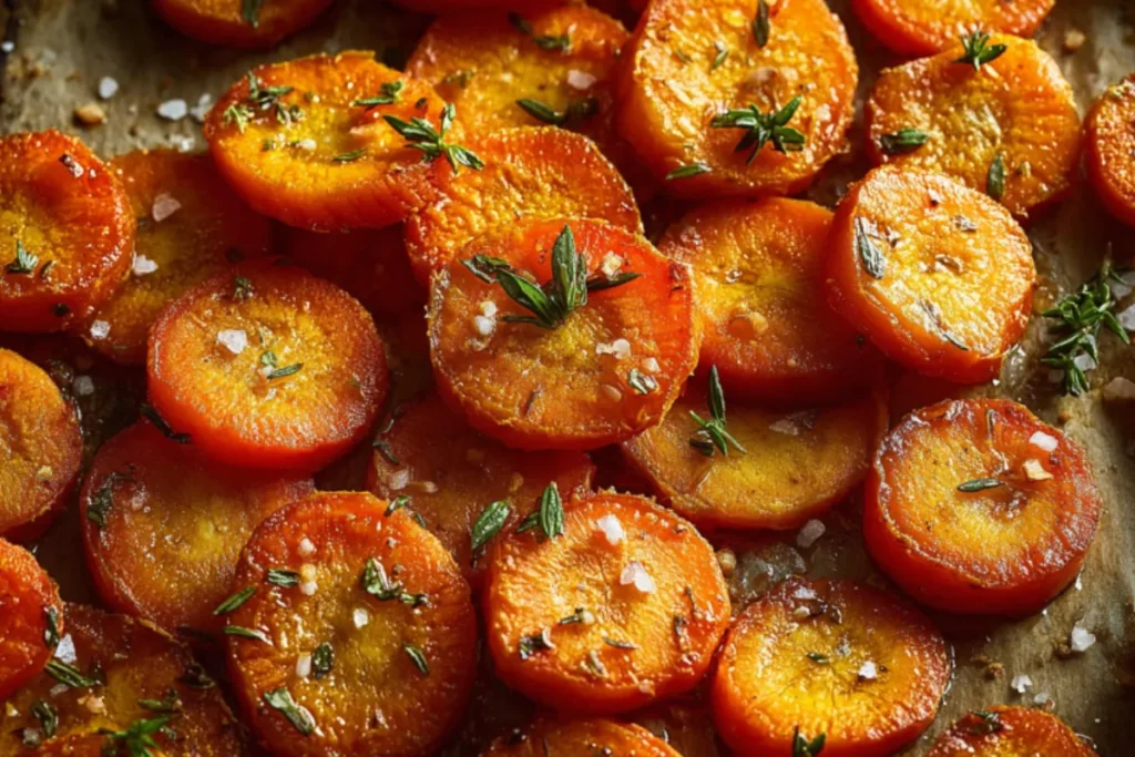 Bowl of crunchy vinegar carrot chips healthy snack