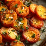 Crispy vinegar carrot chips golden brown and perfectly baked