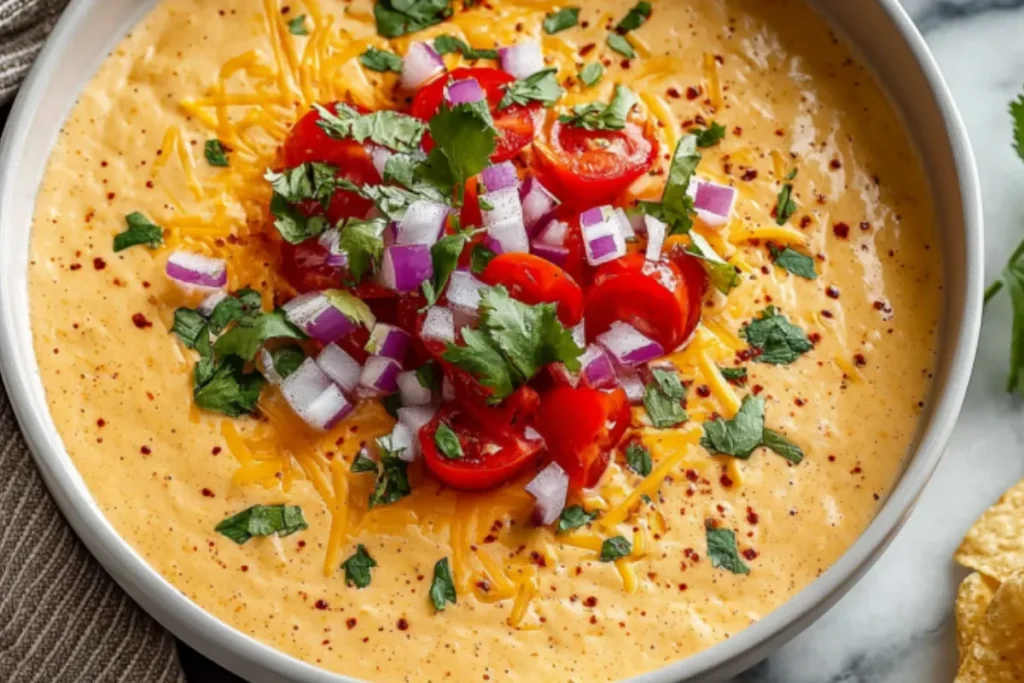 Easy Cottage Cheese Queso Recipe (High Protein)
