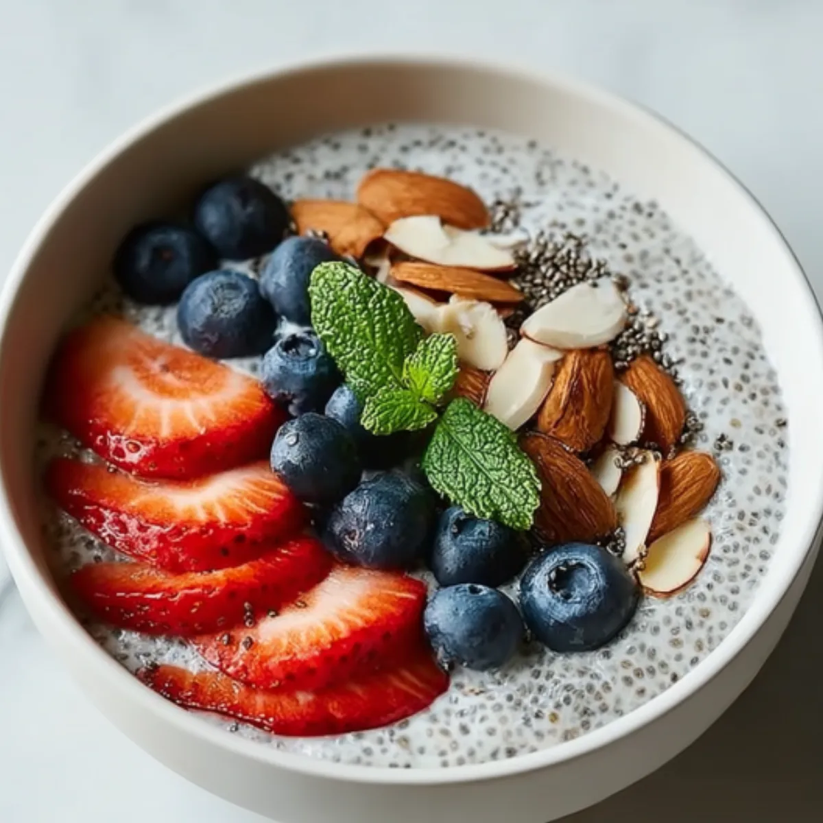 High-protein Yogurt Chia Pudding for Weight Loss