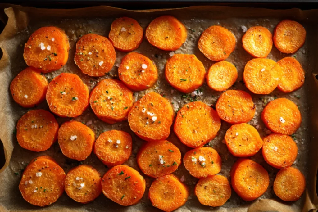 Family enjoying vinegar carrot chips as healthy snack alternative