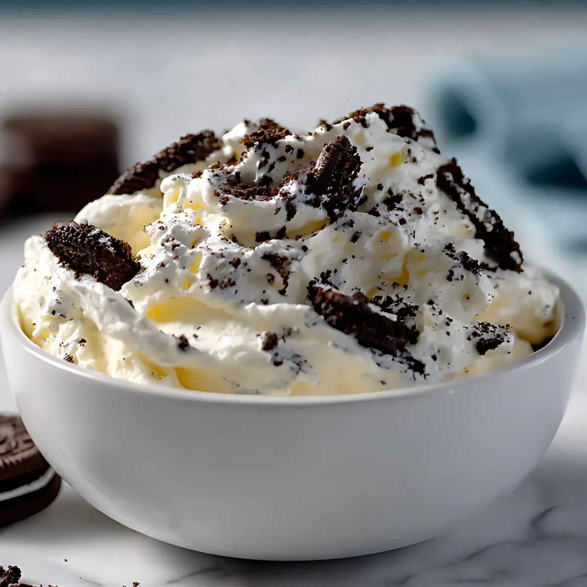 High Protein Oreo Fluff Recipe (Easy 4-Ingredient Dessert)