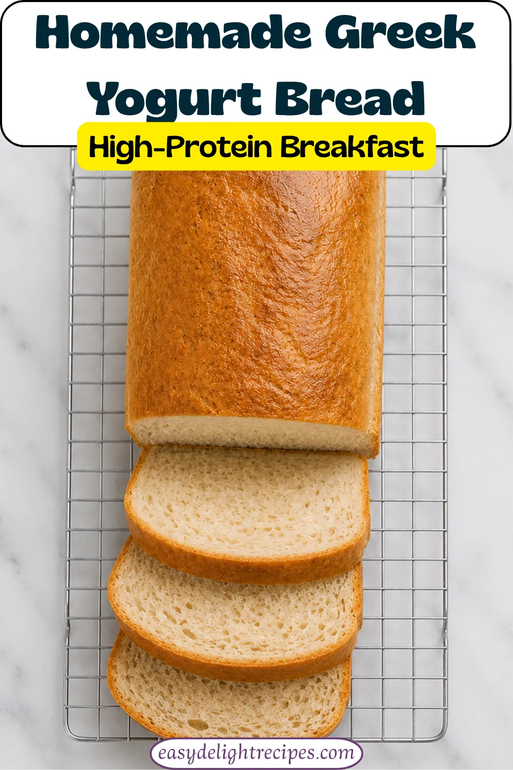 Homemade Greek Yogurt Bread High Protein & No Yeast Required - Copie