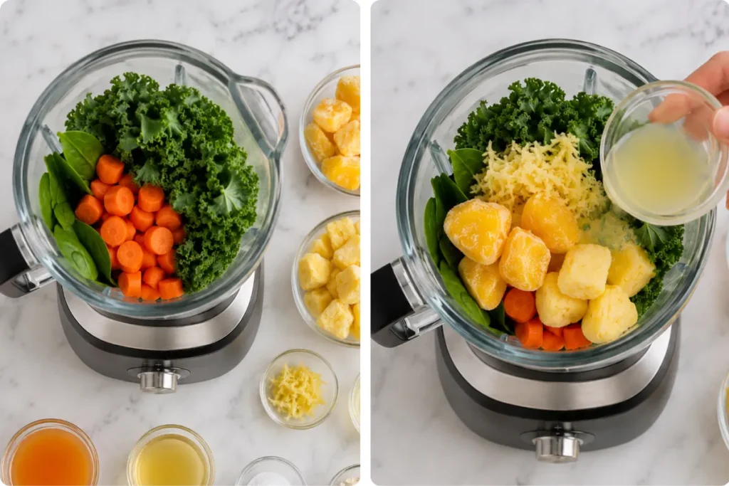 How To Make Your Lemon Ginger Spinach Smoothie Step By Step