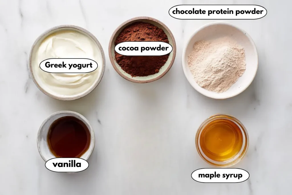Ingredients for This Protein Pudding