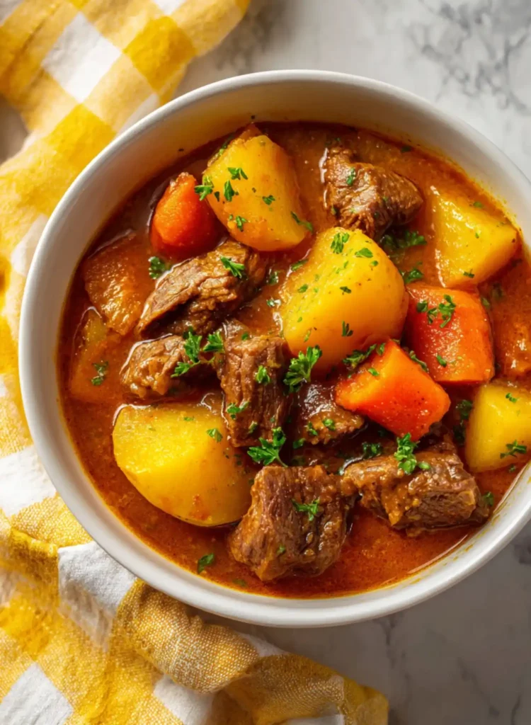 Slow Cooker Amish Beef Stew Recipe Made Easy