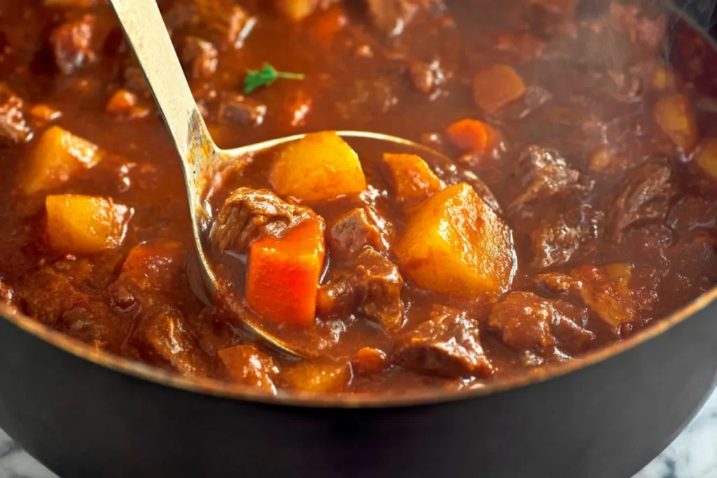 Traditional Amish Beef Stew Recipe - One Pot