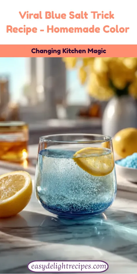 Viral Blue Salt Trick Recipe - Homemade Color