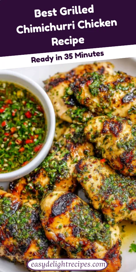 Best Grilled Chimichurri Chicken Recipe
