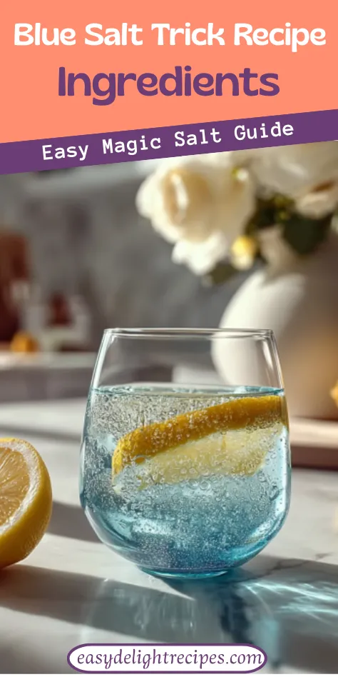 Blue Salt Trick Recipe Ingredients - Easy Magic Salt Guide