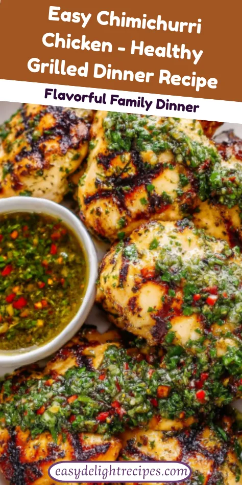 Easy Chimichurri Chicken - Healthy Grilled Dinner Recipe