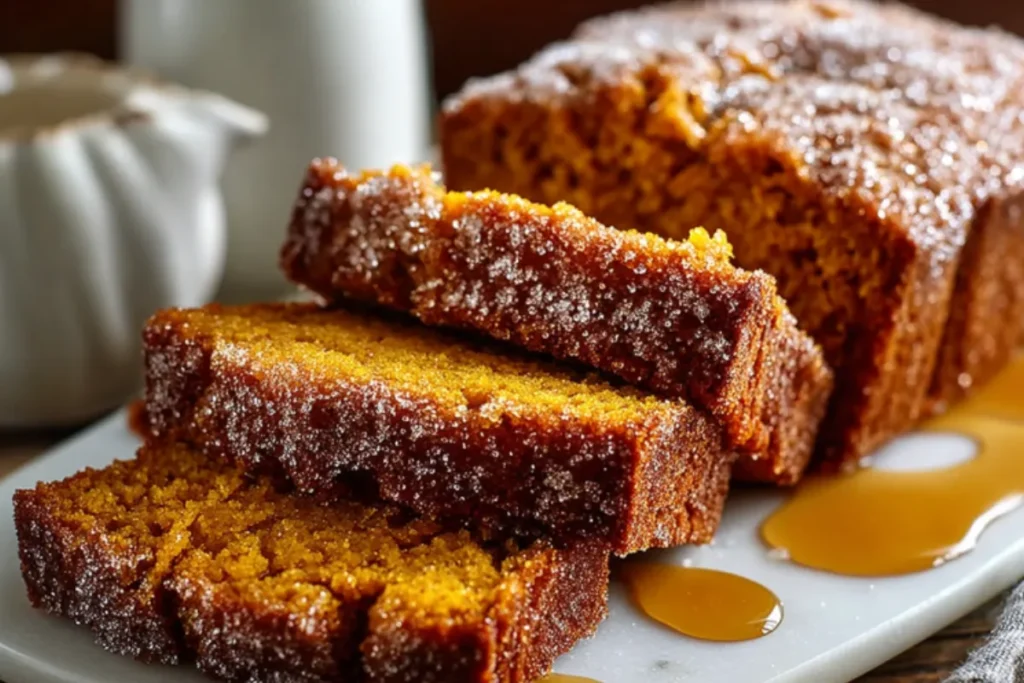Easy Cinnamon Sugar Pumpkin Bread Recipe (So Moist!)