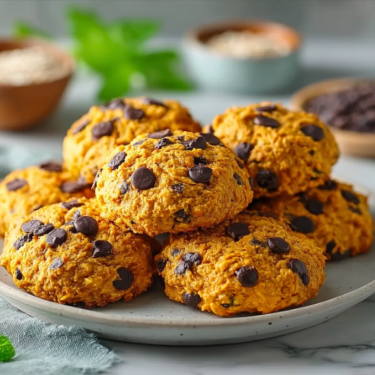 Healthy Pumpkin Cookies Recipe Easy 3-Ingredient Fall Treats