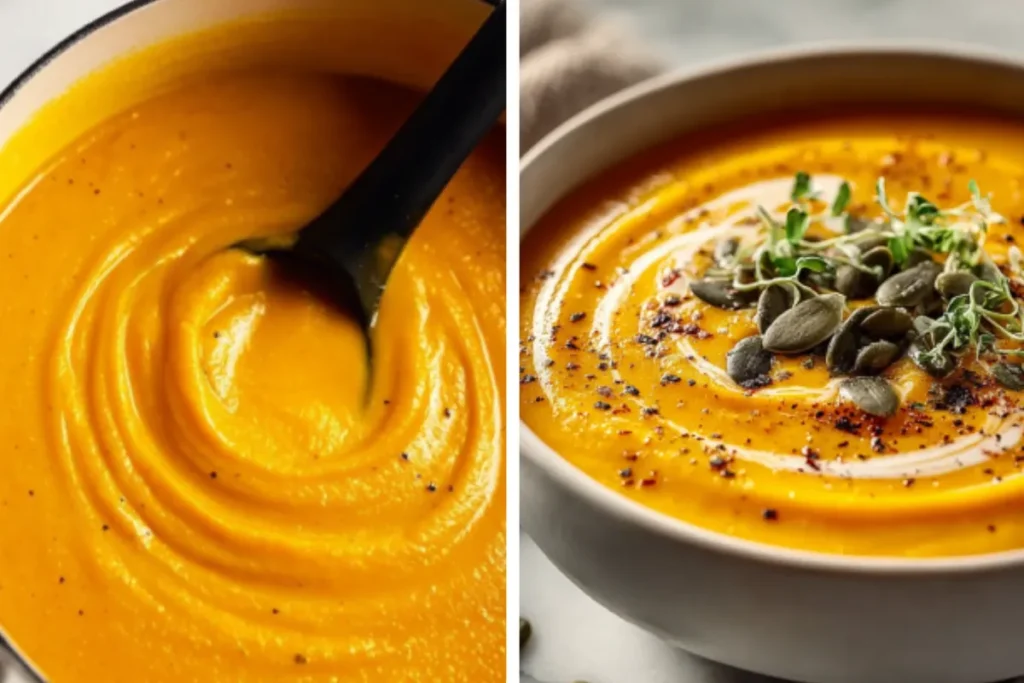 Fresh Pumpkin Roasted Pumpkin Soup Ingredients recipe