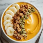 High Protein Pumpkin Smoothie Bowl - 29g Protein