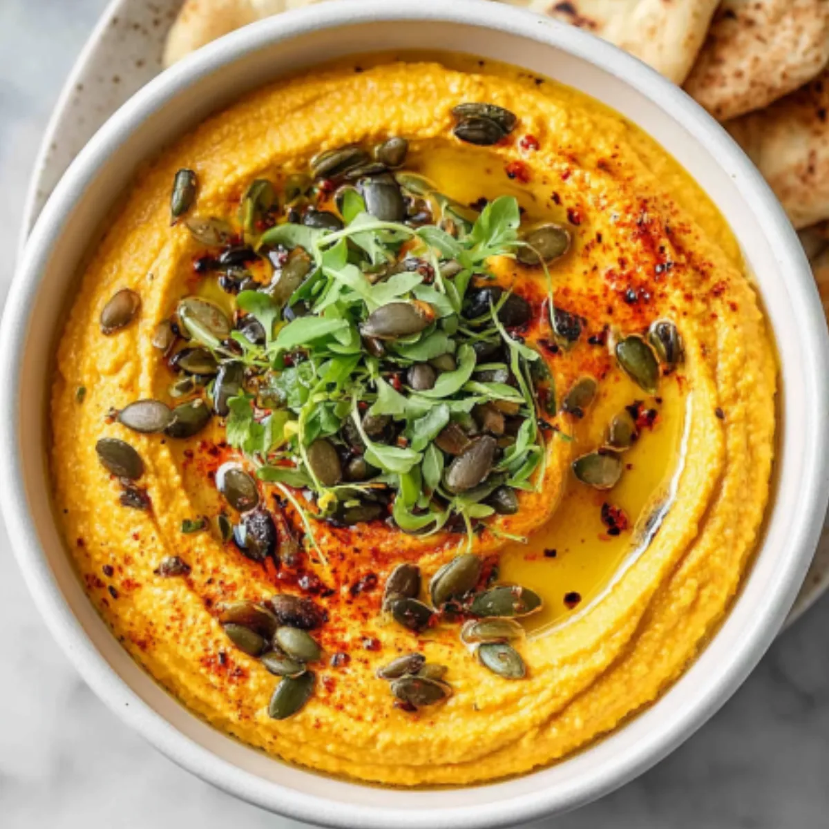 Creamy Pumpkin Hummus Recipe