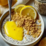 Lemon Cheesecake Overnight Oats - Vegan Breakfast Recipe