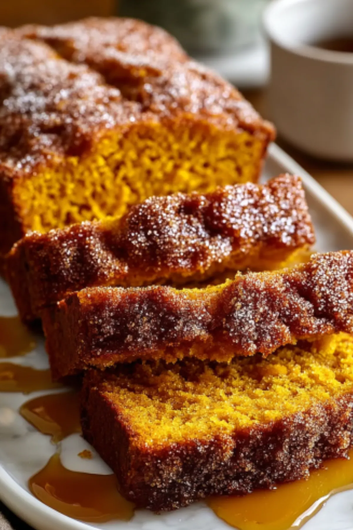 Moist Cinnamon Sugar Pumpkin Bread (Family Recipe)