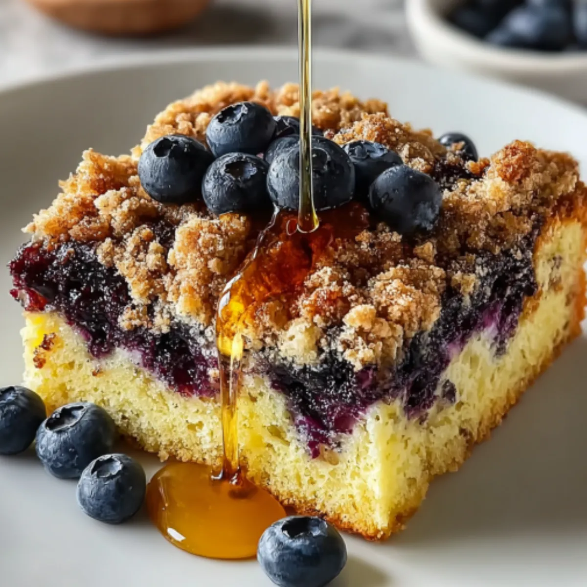 Easy Blueberry Pancake Casserole