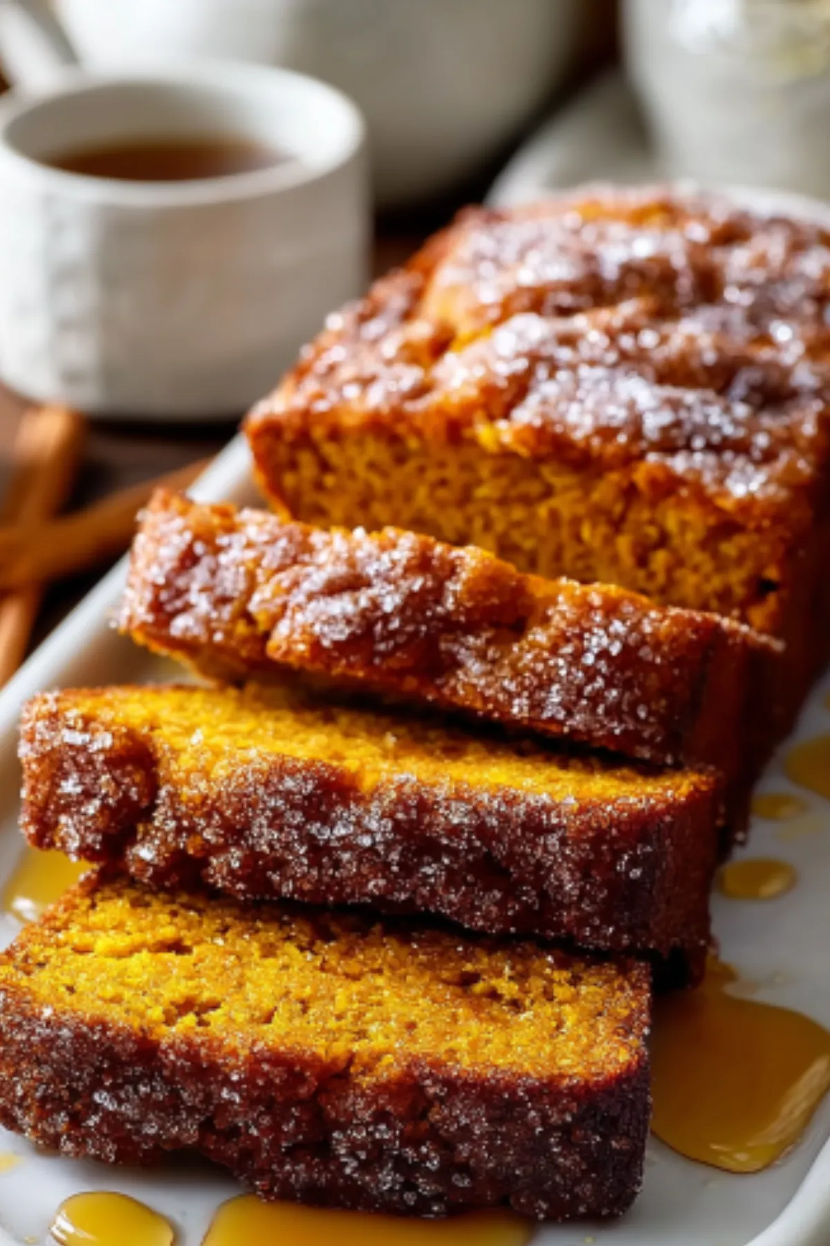 Perfect Cinnamon Sugar Pumpkin Bread - Simple Recipe