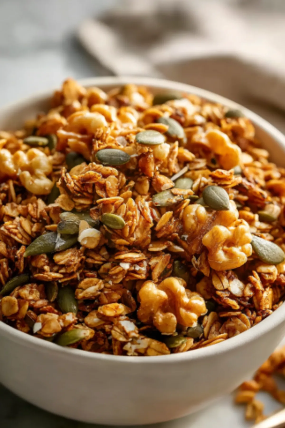 Pumpkin Flax Granola Recipe - Quick Breakfast Solution