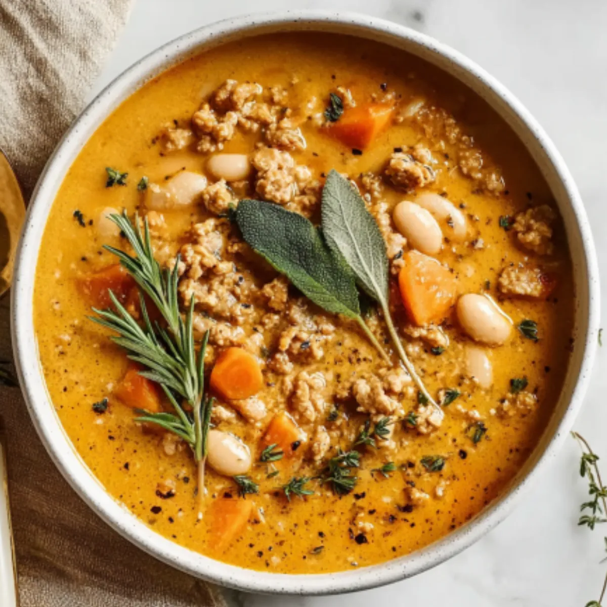 Creamy Turkey Pumpkin Chili Recipe