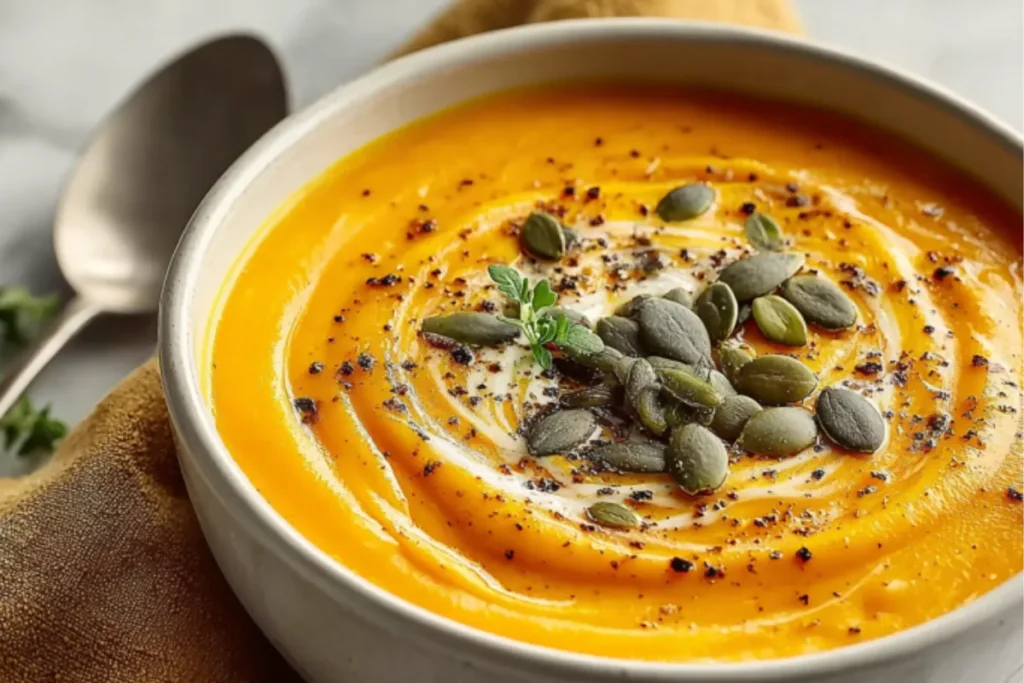 Roasted Pumpkin Soup - Vegan & Naturally Sweet