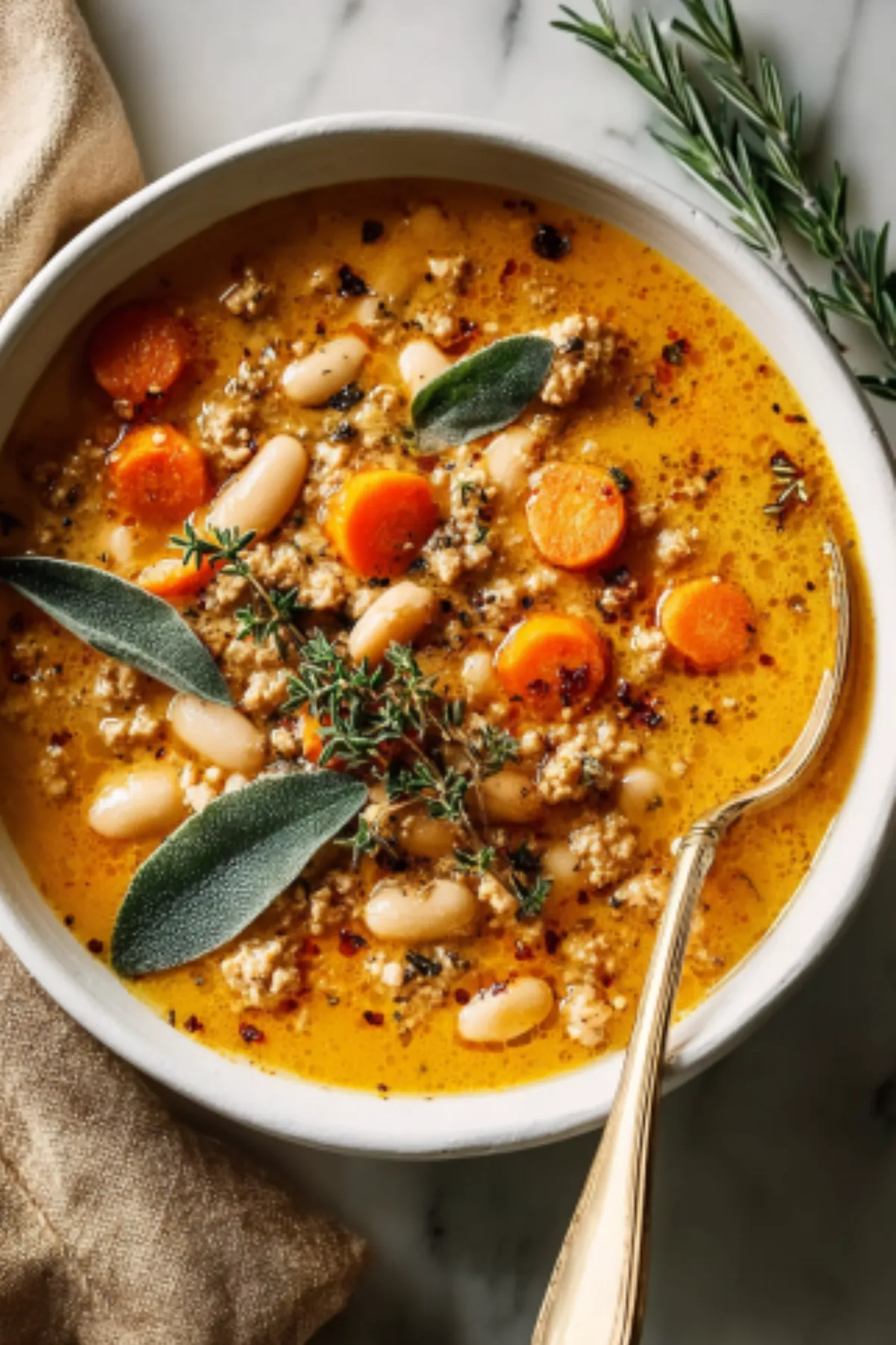Simple Creamy Turkey Pumpkin Chili