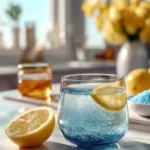 Simple blue salt trick recipe ingredients creating magical transformation