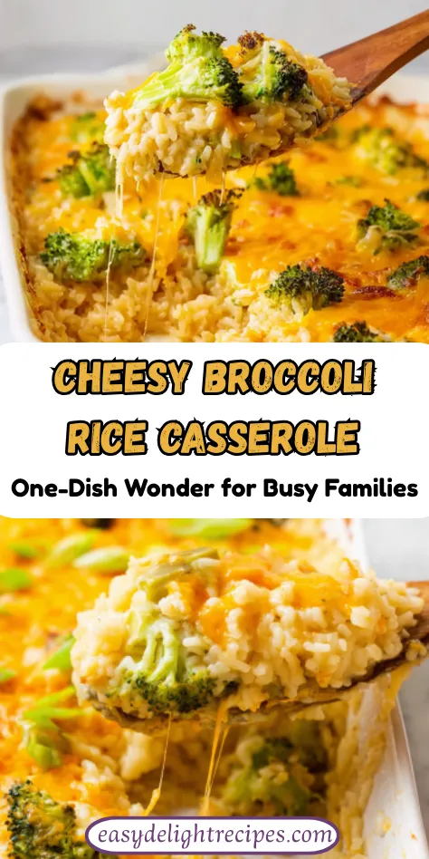 Cheesy Broccoli Rice Casserole - One-Dish Wonder for Busy Families
