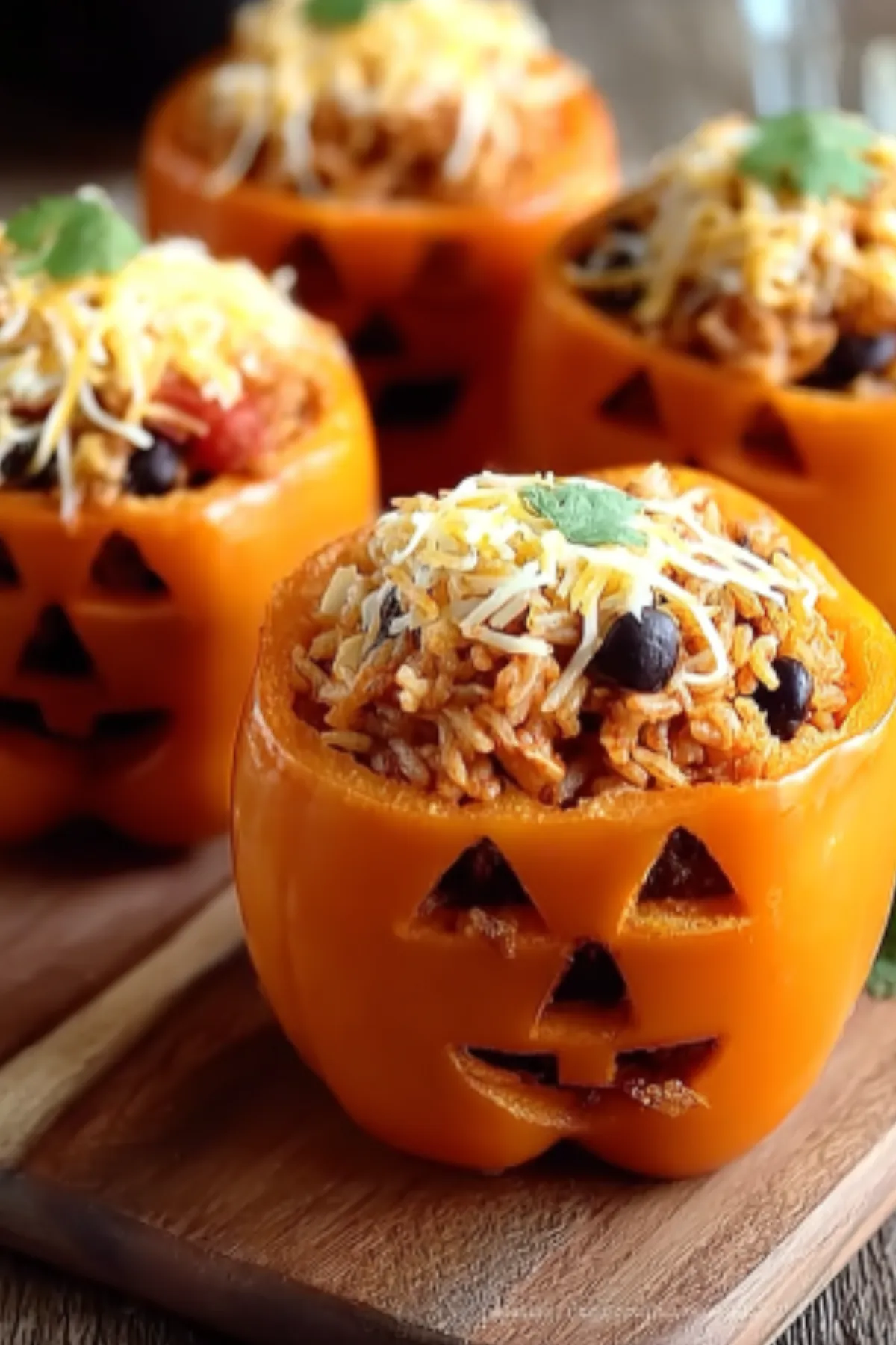 Chicken and Rice Stuffed Peppers in 1 Hour